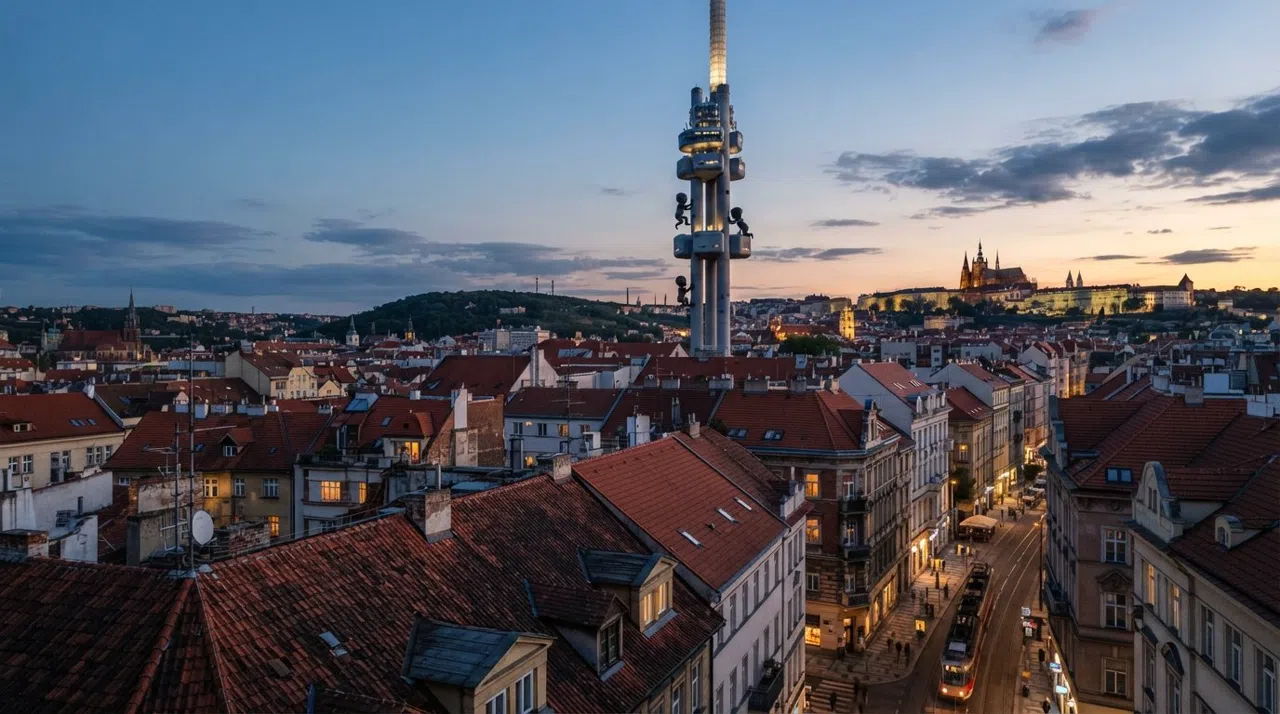 Žižkov, Prague: the city’s scruffier, livelier uphill quarter