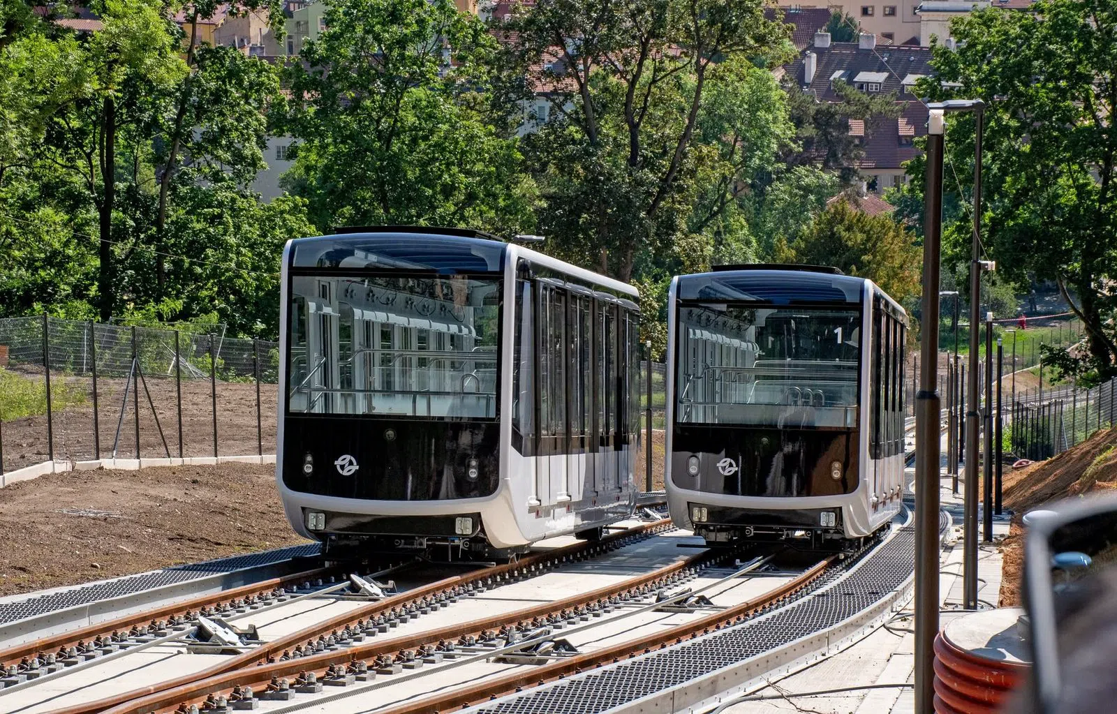 Petřín Funicular (Lanová dráha na Petřín), Prague